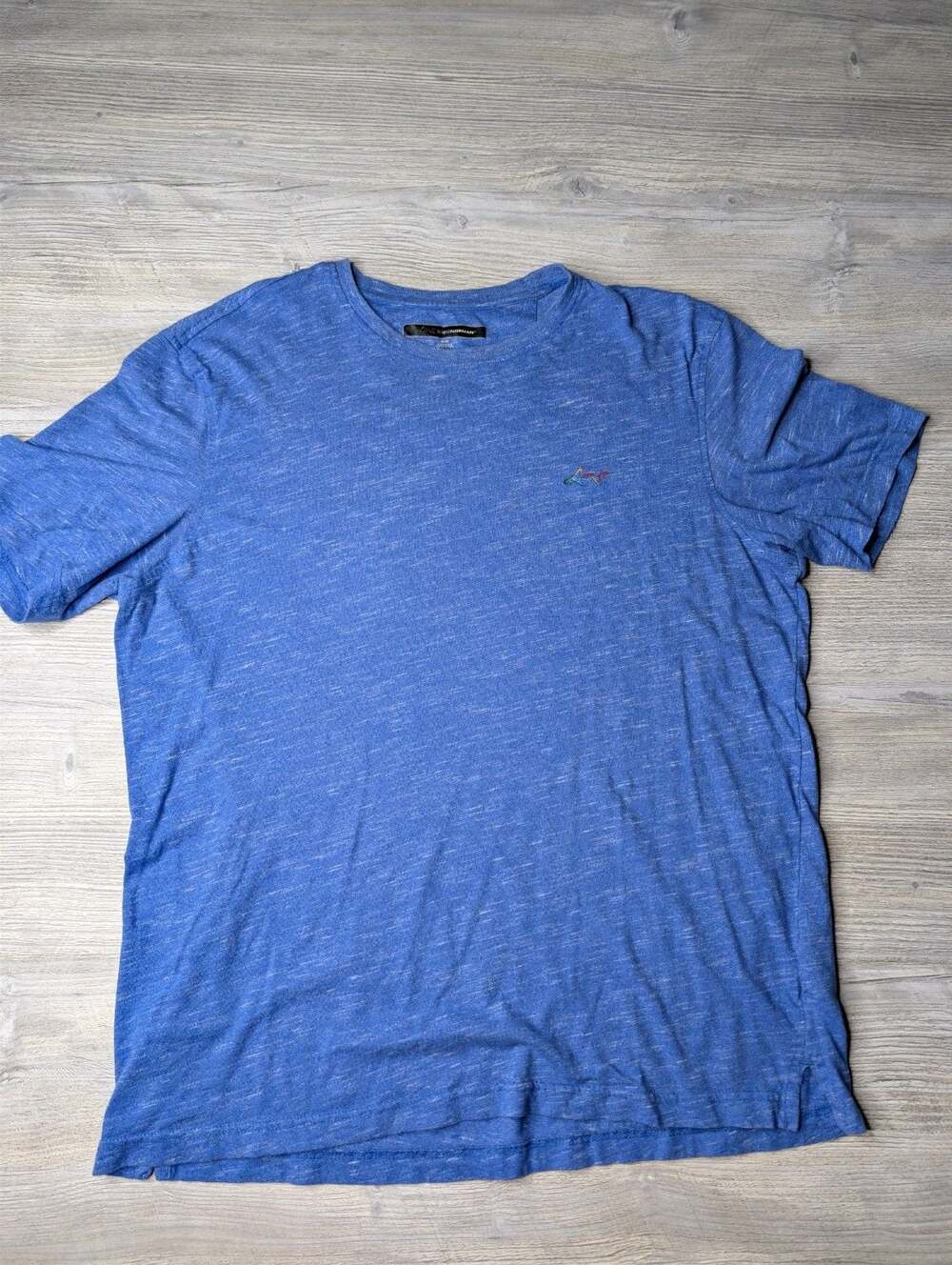 Greg‎ Norman Shark Blue Heather Shorts Sleeve T-Shirt
